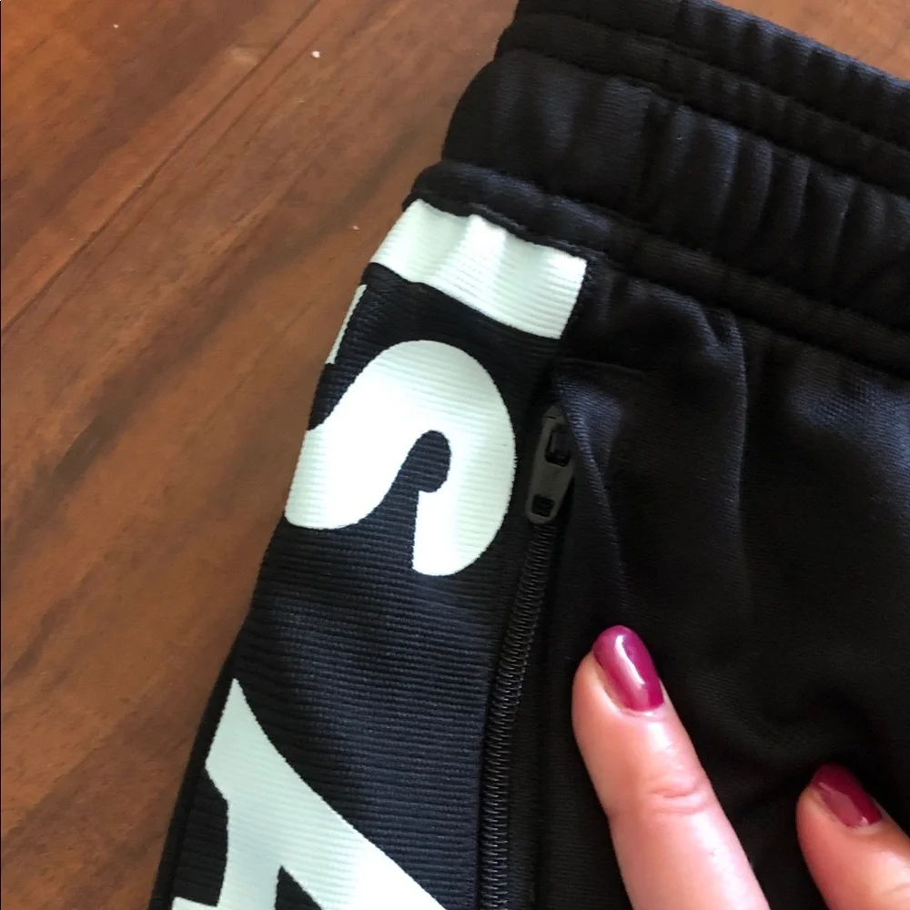 New adidas Tiro Asymmetrical Tape Pants Men's, Black